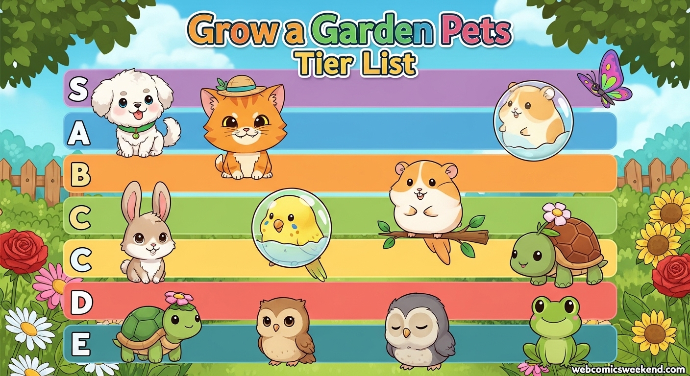 Grow a Garden Pets Tier List