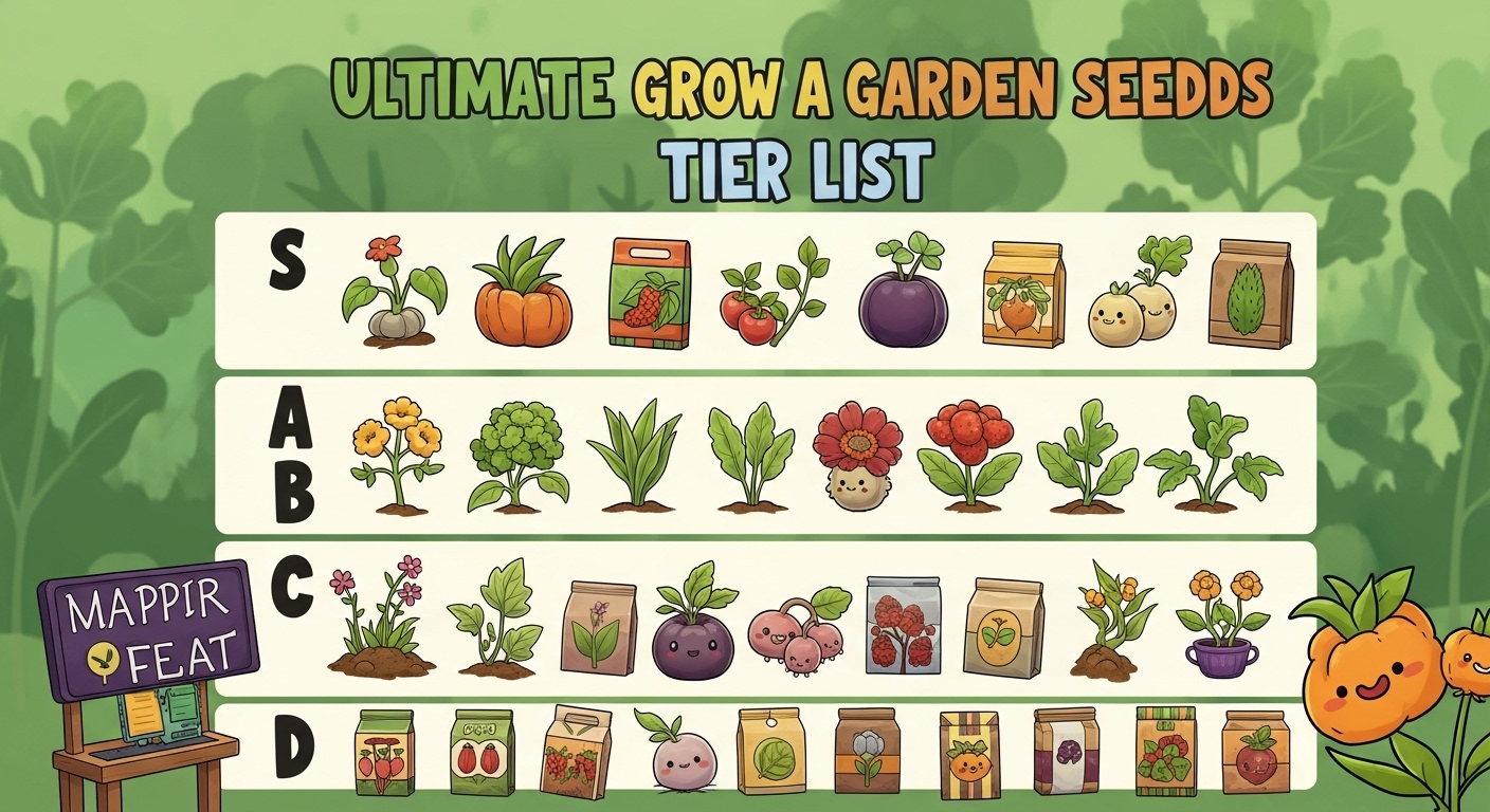 Grow a Garden Seeds Tier List