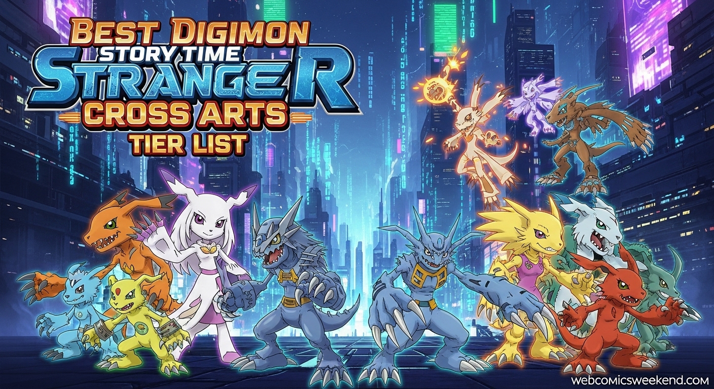 Best Digimon Story Time Stranger Cross Arts tier list
