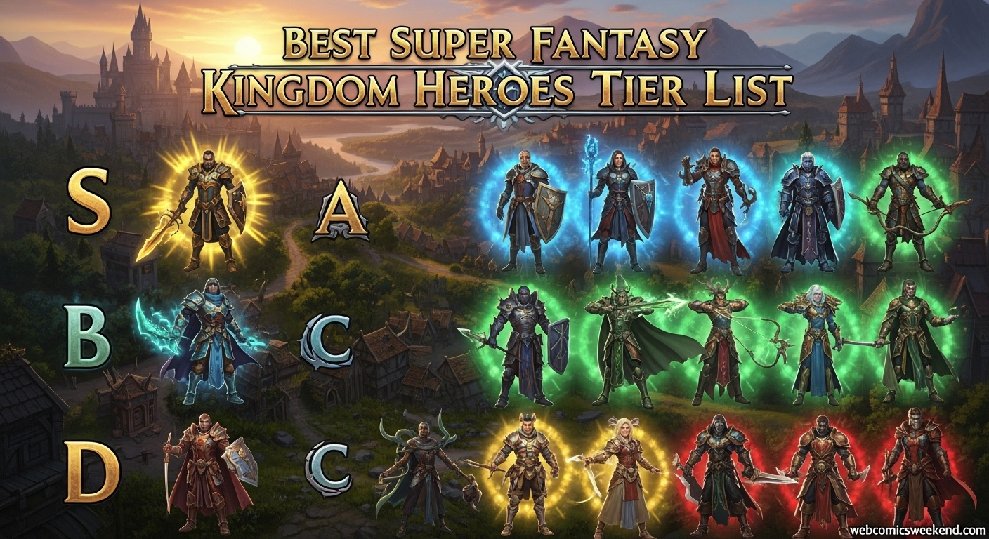 Best Super Fantasy Kingdom Heroes tier list