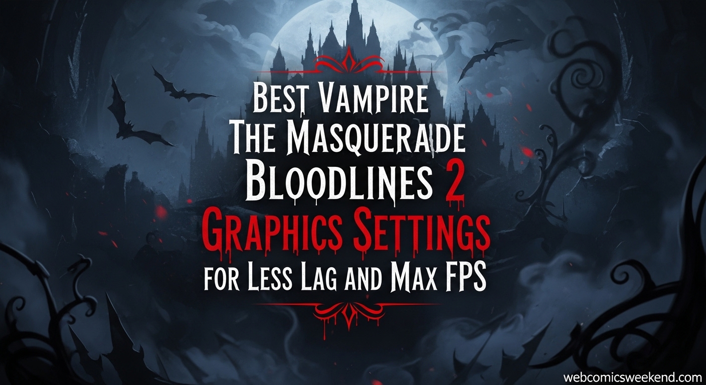 Best Vampire The Masquerade Bloodlines 2 graphics settings for less lag and max FPS