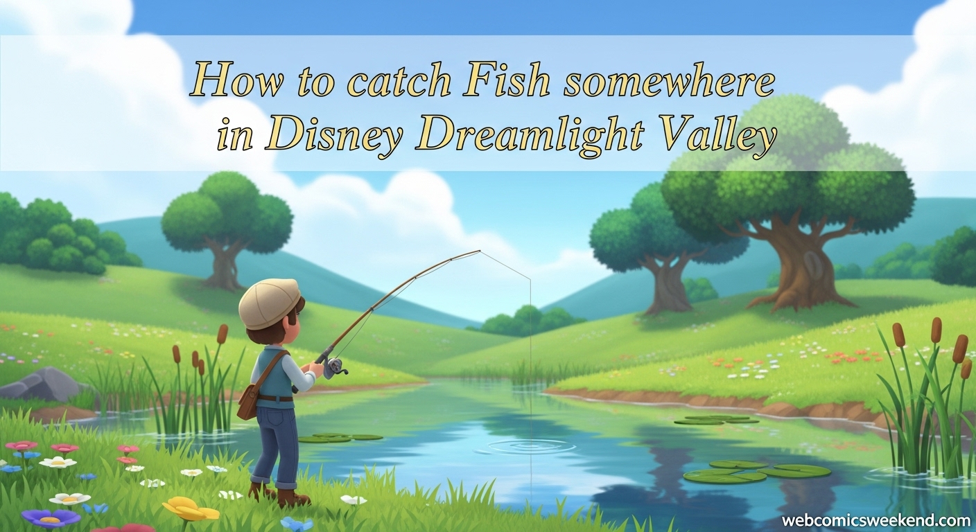 How to Catch Fish Somewhere Peaceful in Disney Dreamlight Valley