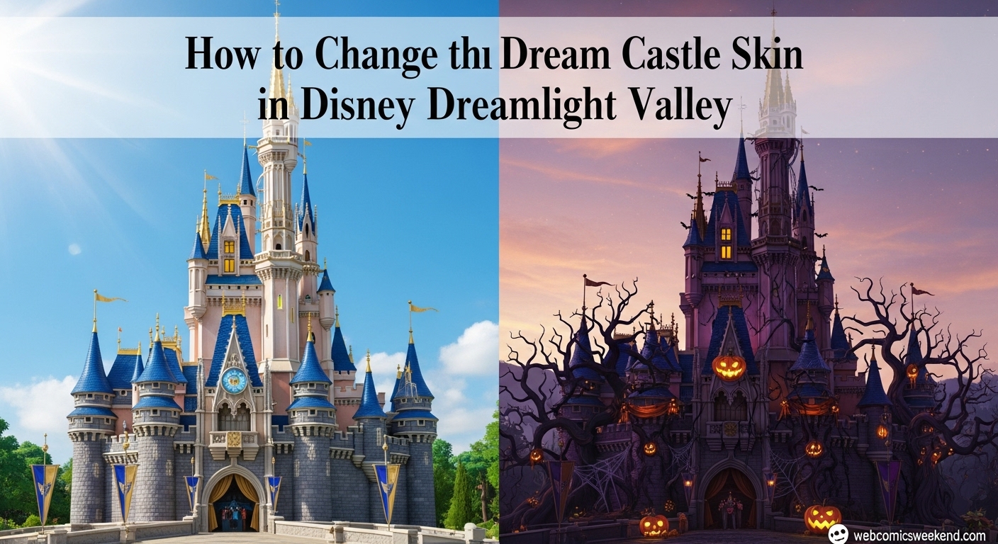 How to Change Dream Castle Skin in Disney Dreamlight Valley
