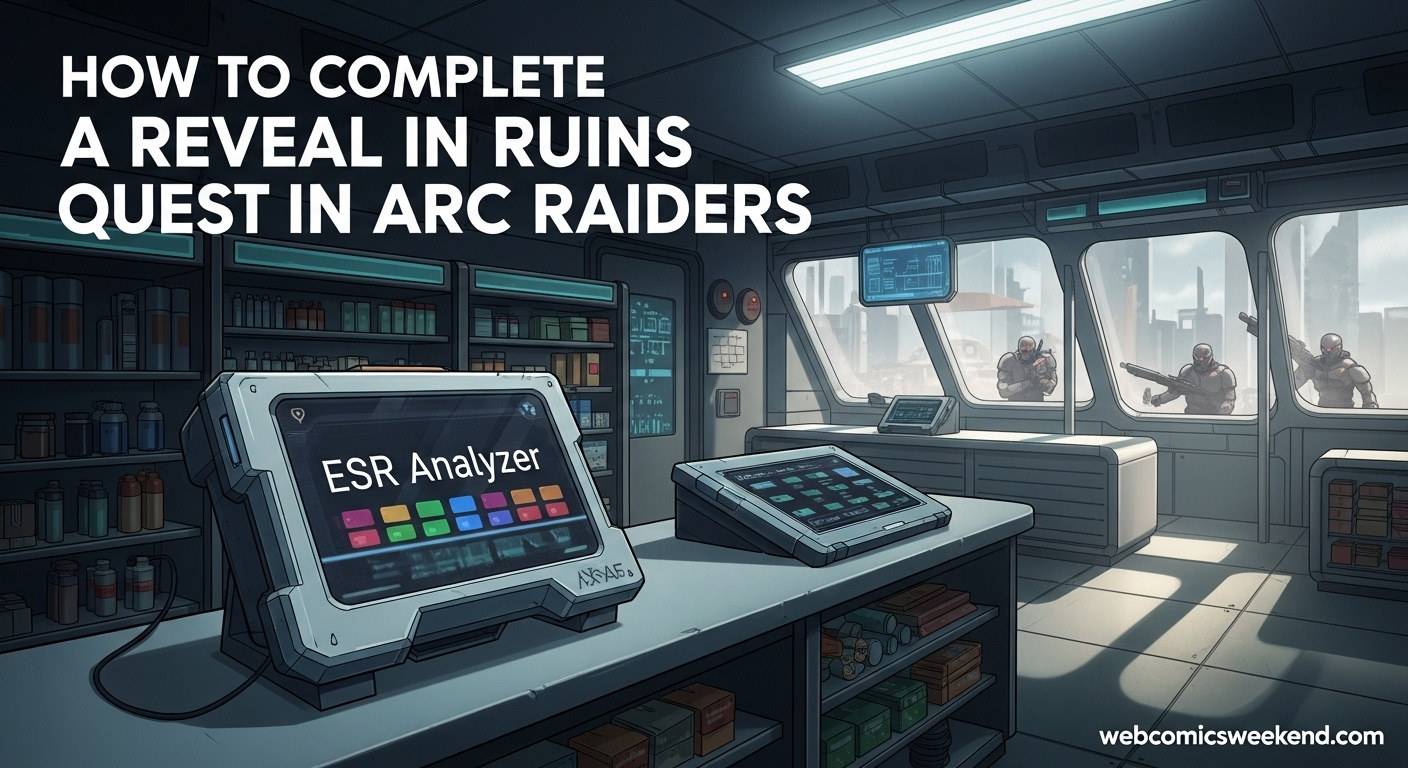 How to Complete A Reveal in Ruins Quest in ARC Raiders ESR Analyzer Location