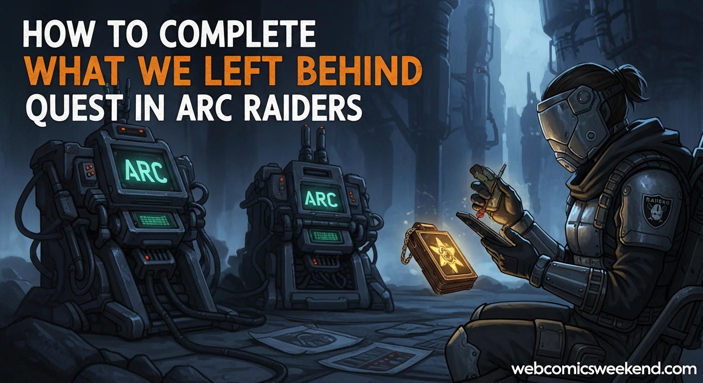 How to Complete What We Left Behind Quest in ARC Raiders
