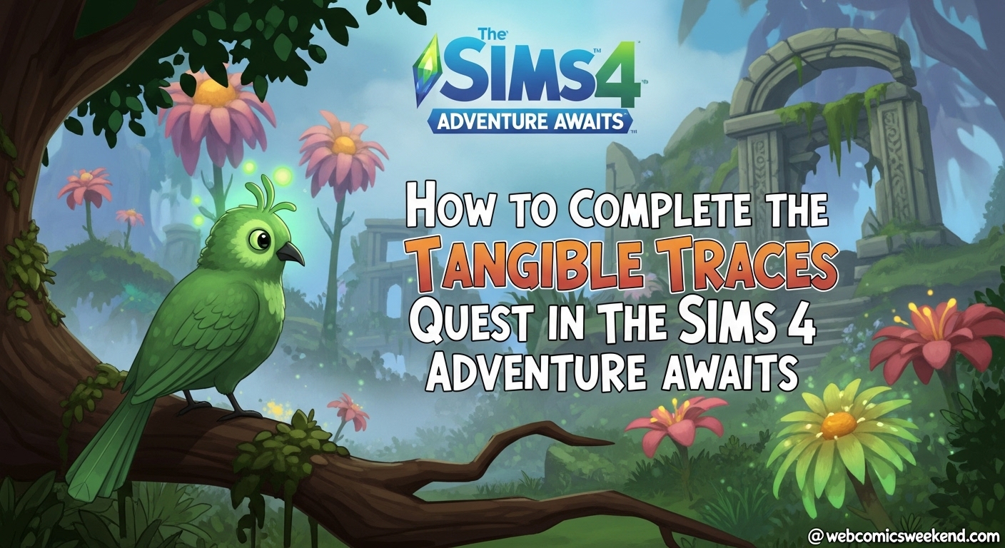 How to Complete the Tangible Traces Quest in The Sims 4 Adventure Awaits