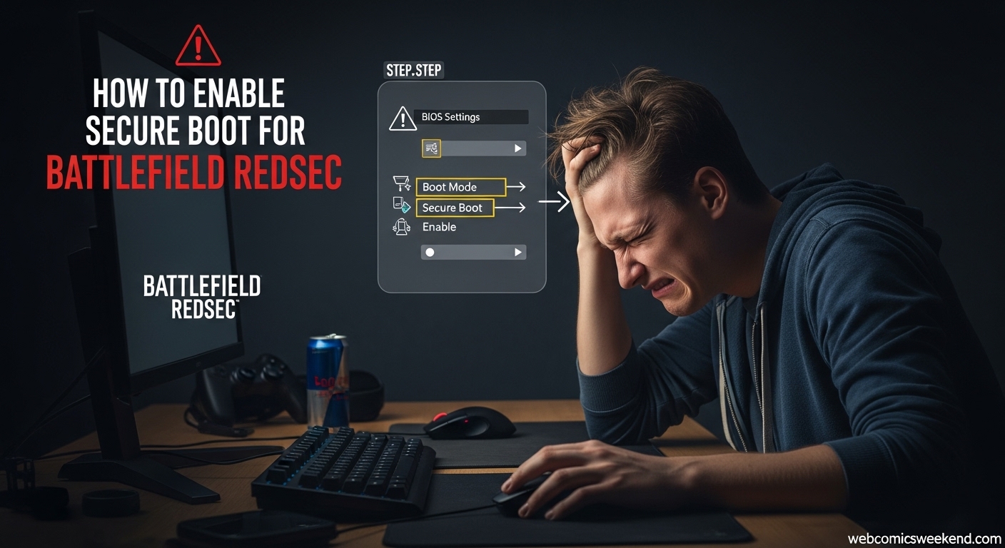 How to Enable Secure Boot for Battlefield REDSEC