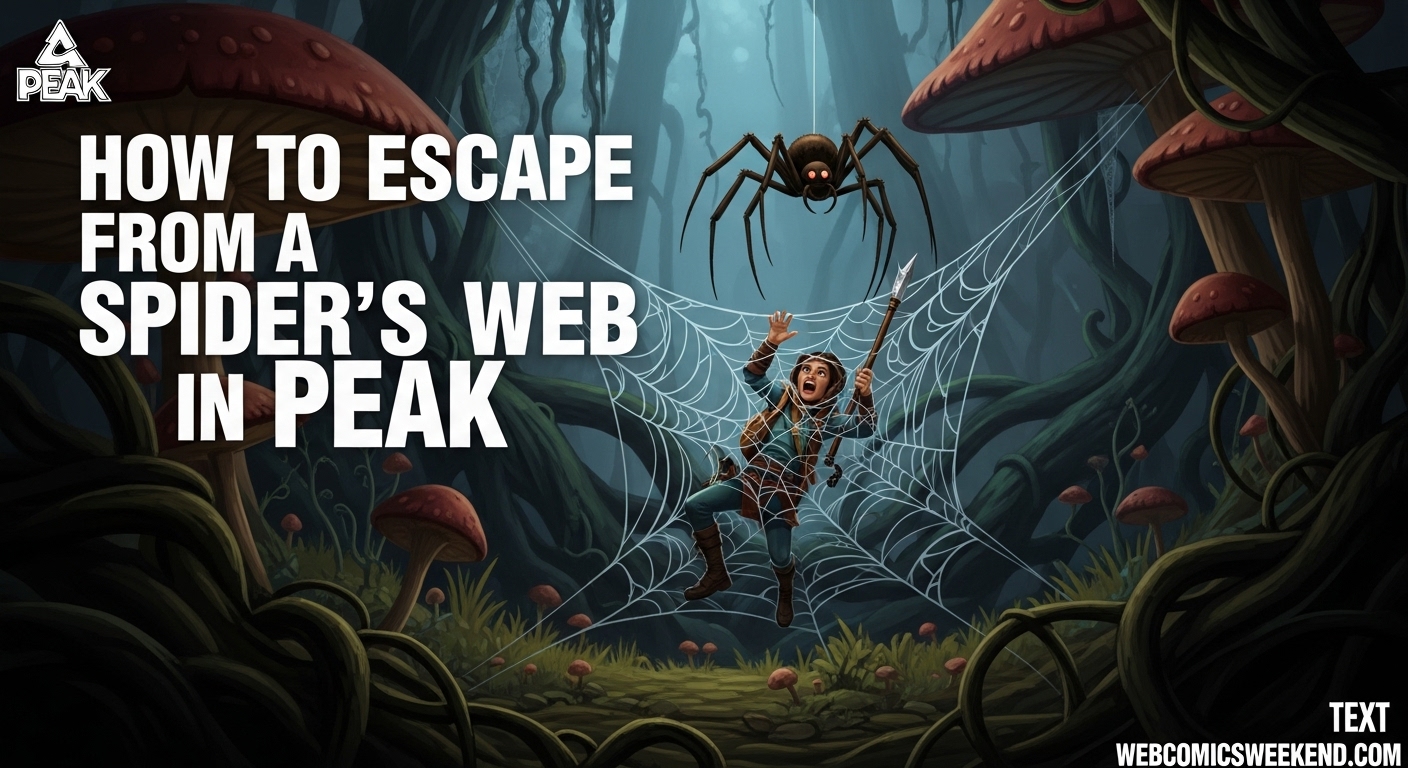 How to Escape from a Spider's Web in PEAK