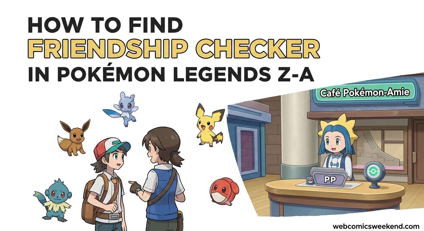 How to Find Friendship Checker in Pokémon Legends Z-A