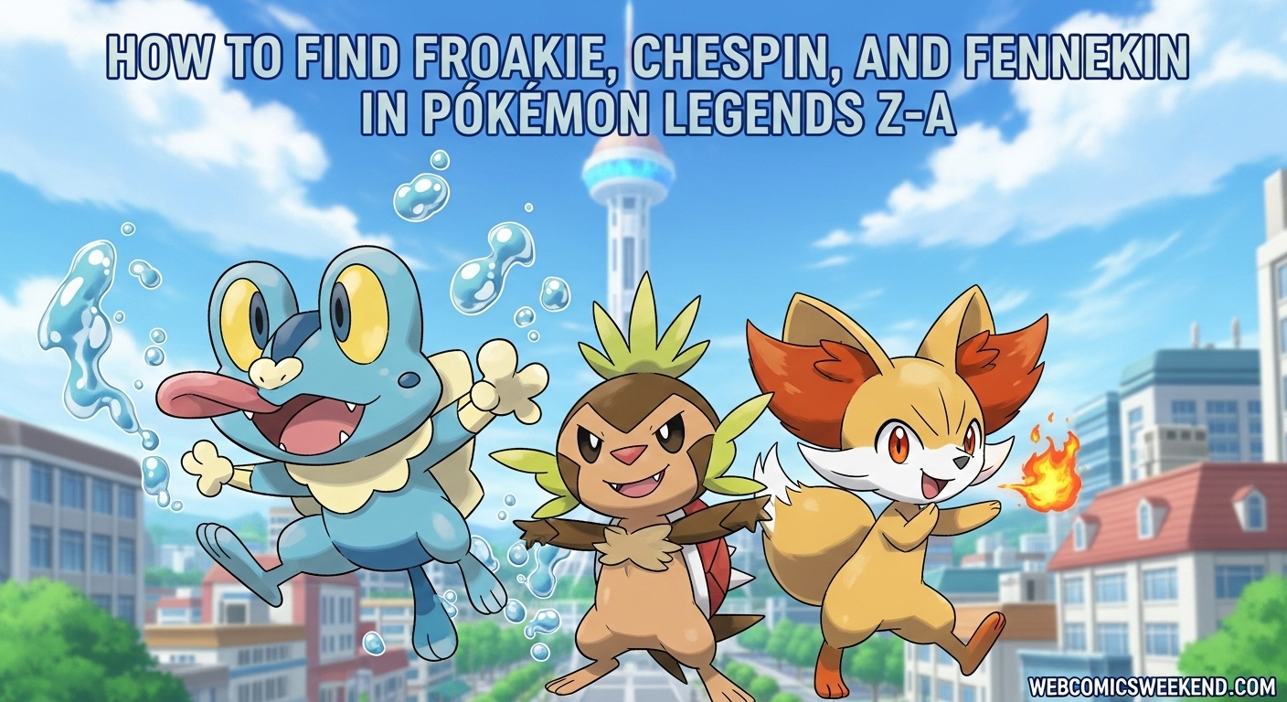 How to Find Froakie, Chespin and Fennekin in Pokemon Legends Z-A
