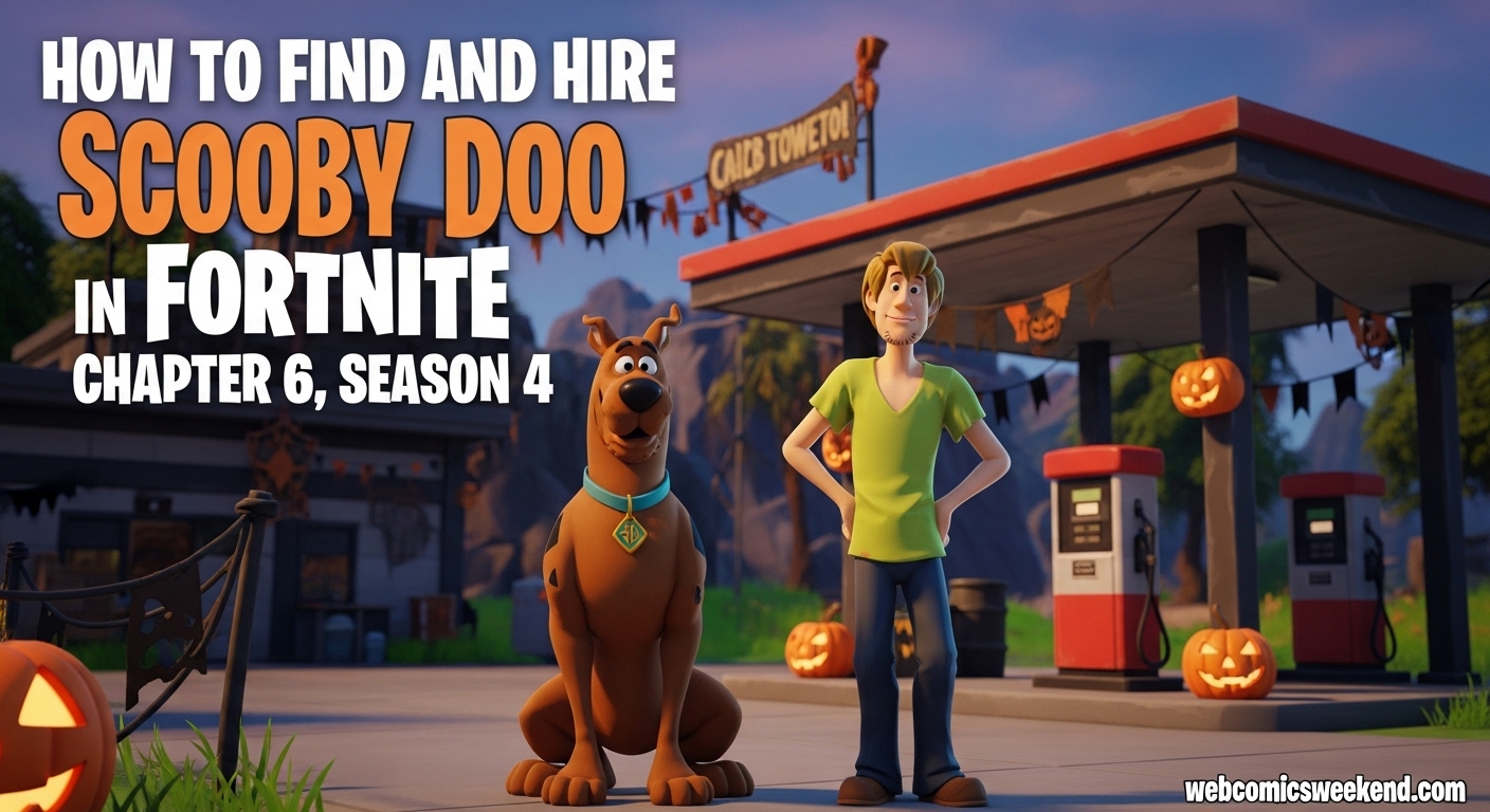 How to Find and Hire Scooby-Doo in Fortnite Chapter 6, Season 4