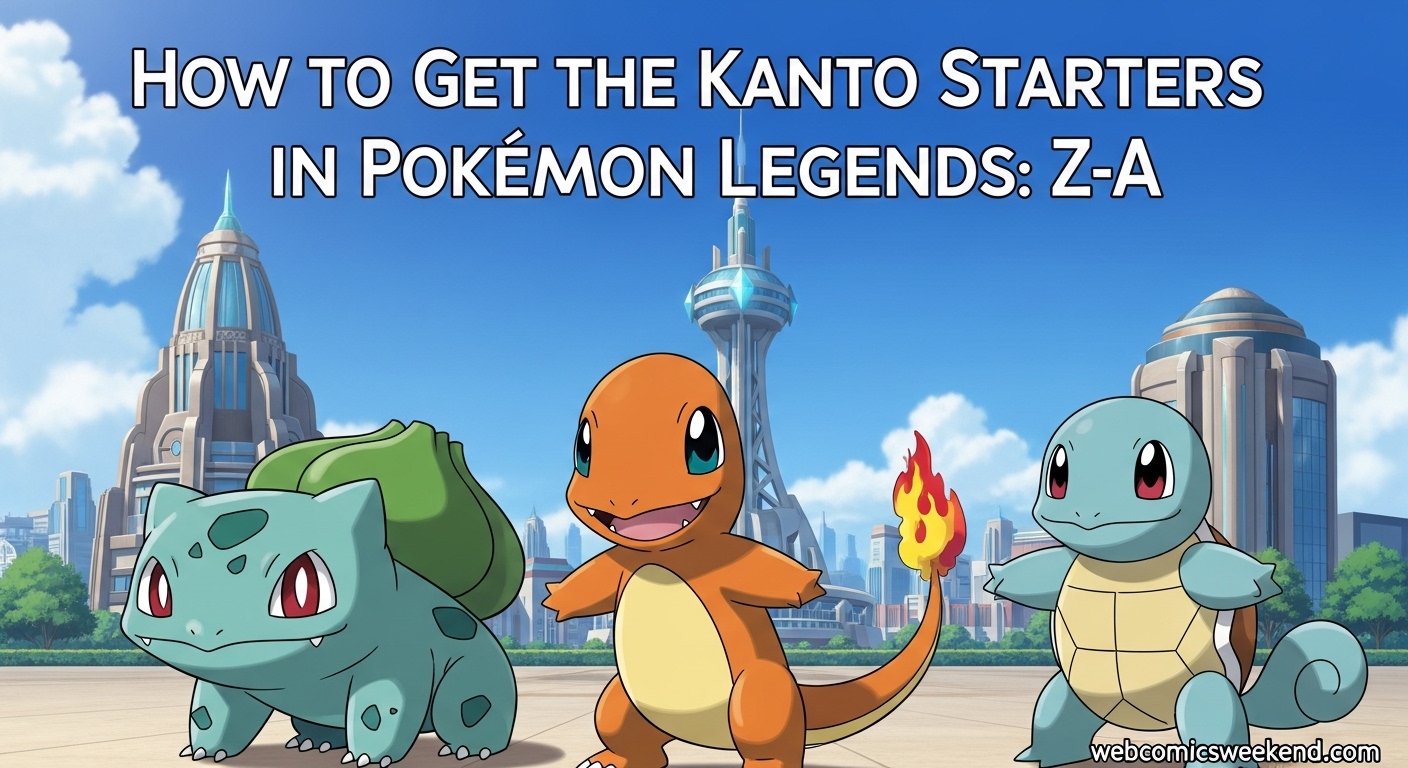 How to Get Kanto Starters in Pokémon Legends Z-A