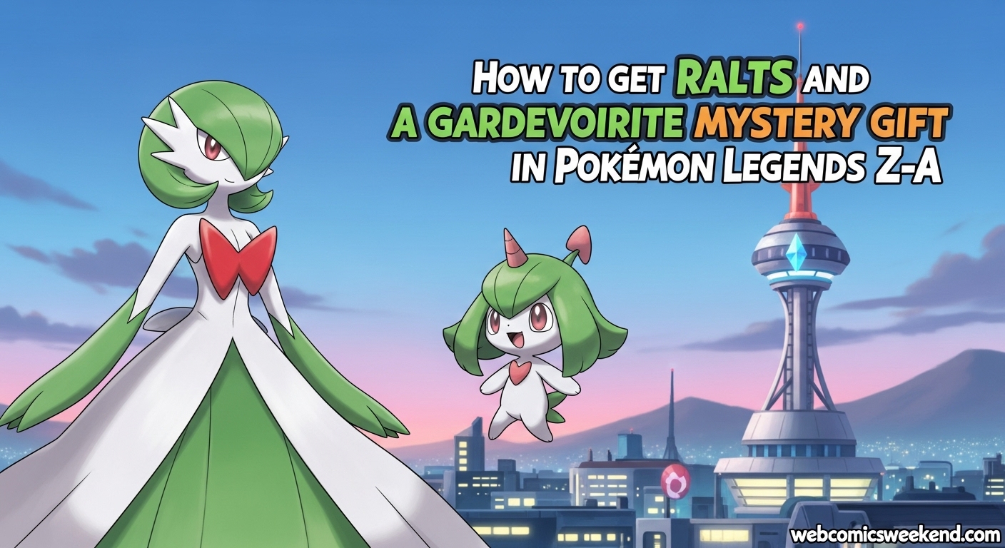 How to Get Ralts and Gardevoirite Mystery Gift in Pokémon Legends Z-A