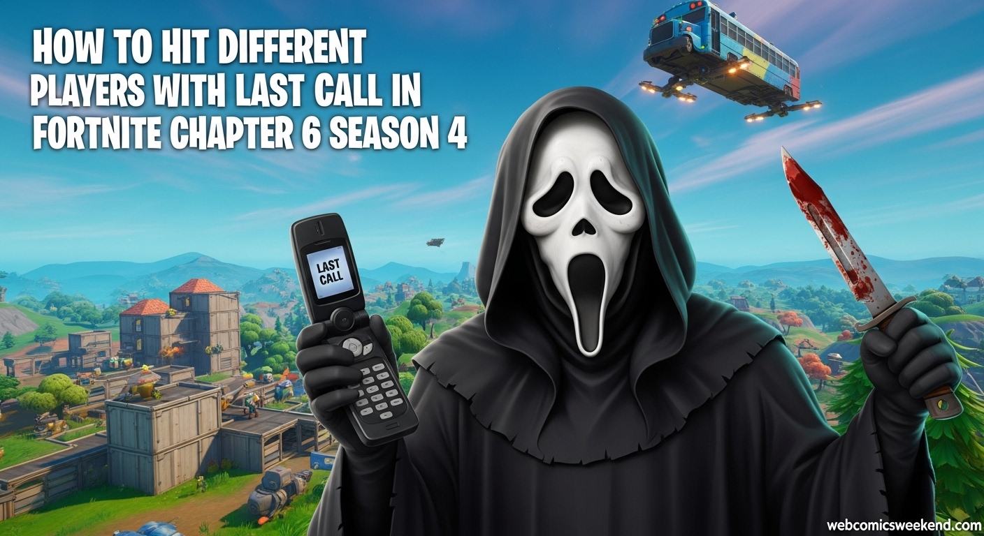 How to Hit Different Players with Last Call in Fortnite Chapter 6 Season 4