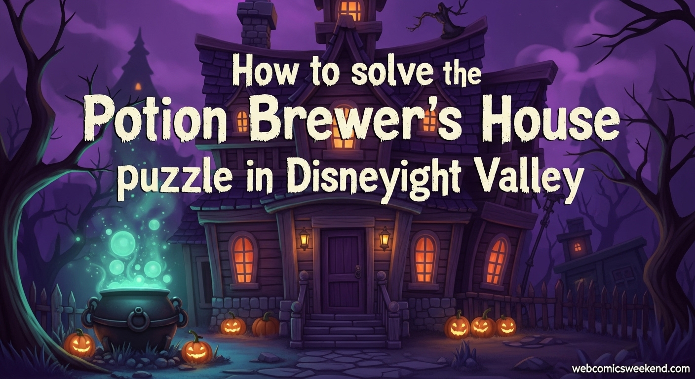 How to Solve Potion Brewer's House Puzzle in Disney Dreamlight Valley