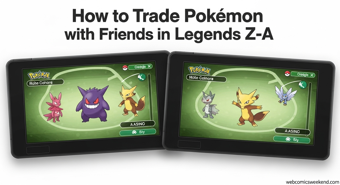 How to Trade Pokémon with Friends in Legends Z-A