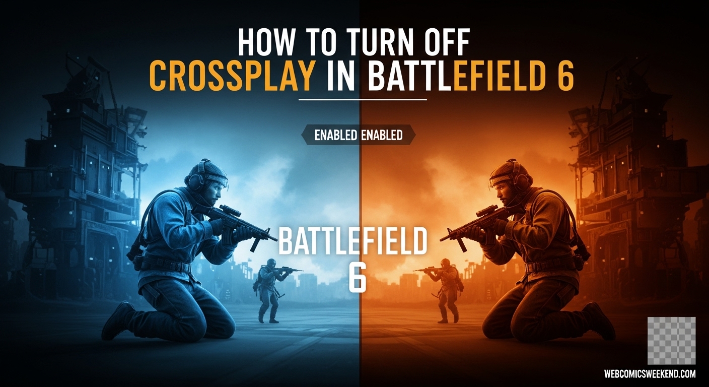 How to Turn Off Crossplay in Battlefield 6