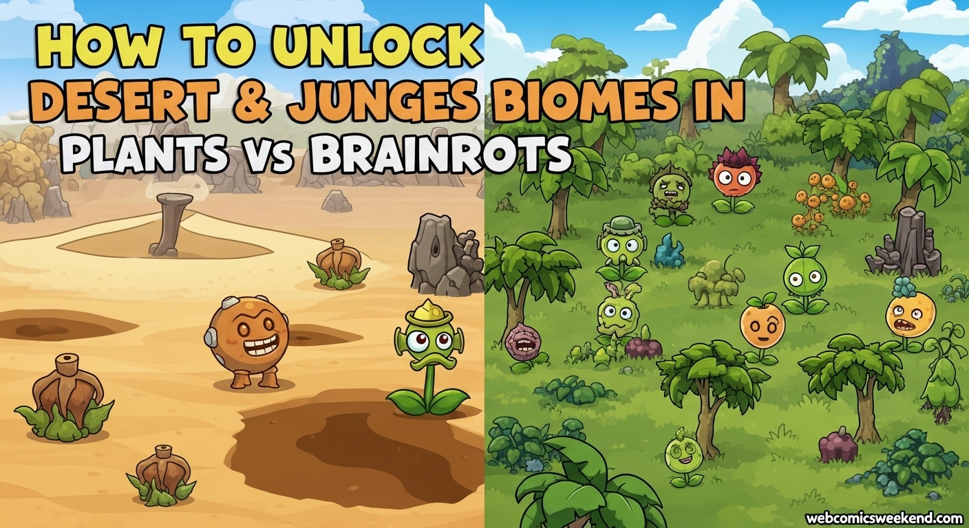 How to Unlock Desert & Jungle Biomes in Plants vs Brainrots