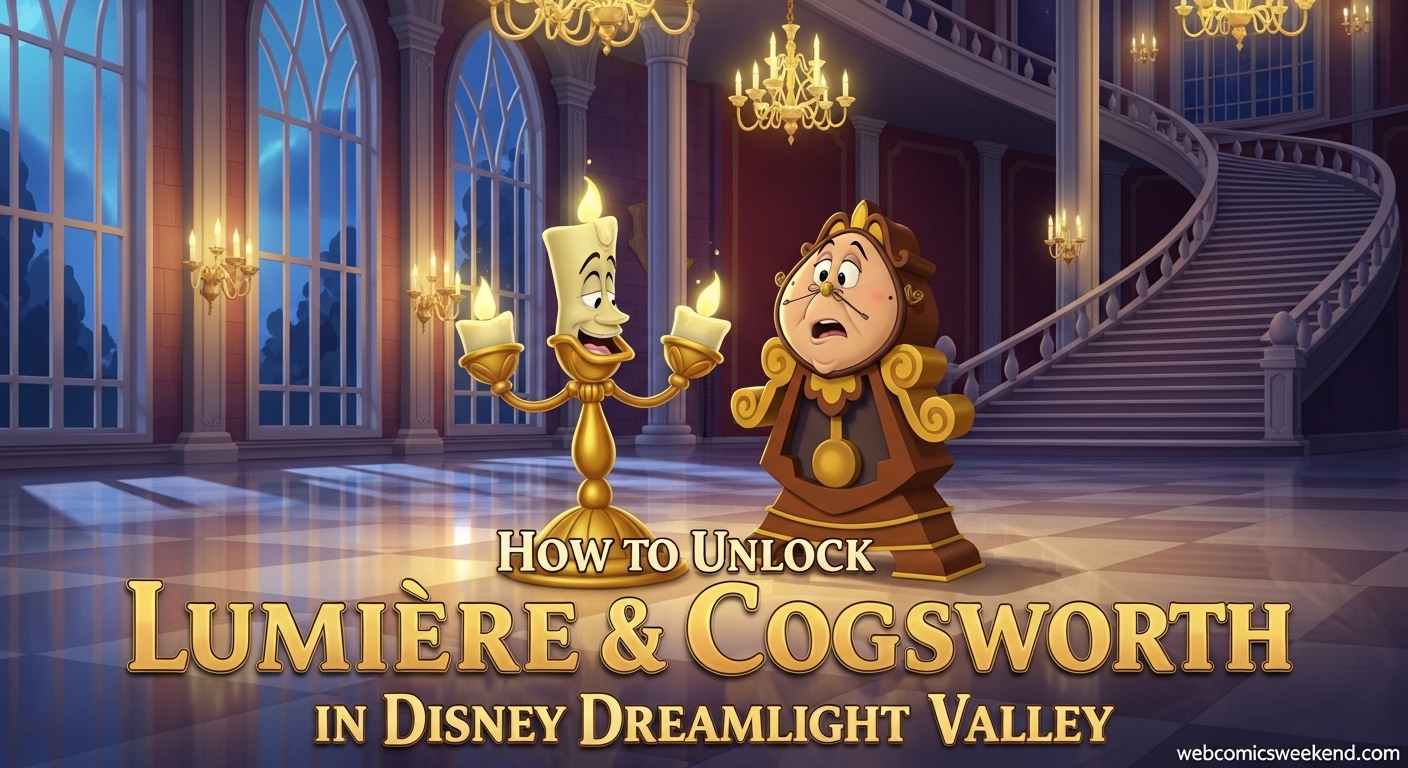How to Unlock Lumiere & Cogsworth in Disney Dreamlight Valley
