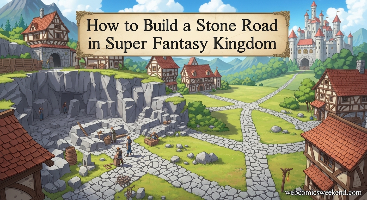 How to build a Stone Road in Super Fantasy Kingdom