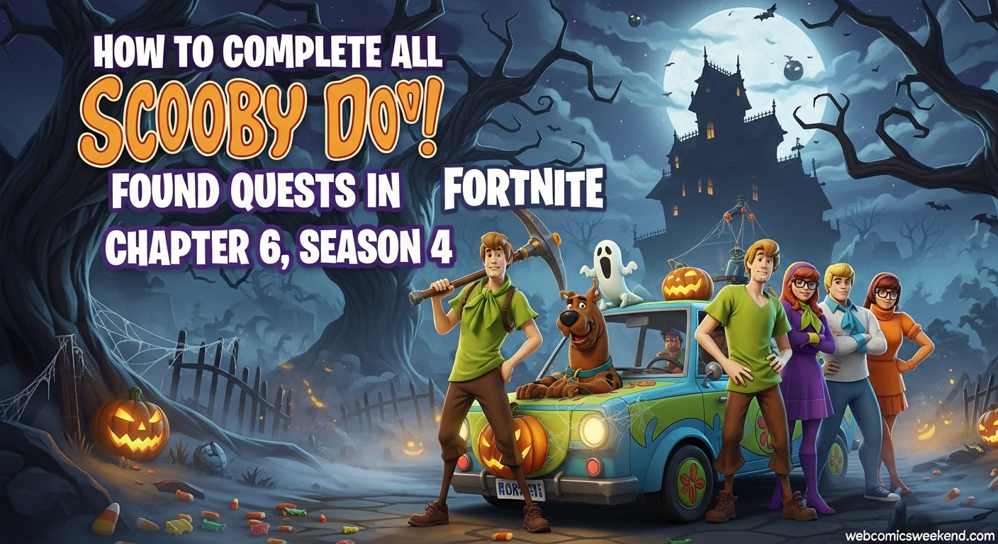 How to complete all Scooby Doo found quests in Fortnite Chapter 6, season 4