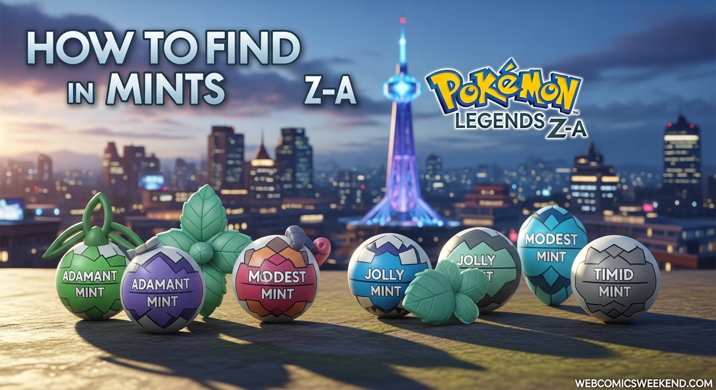 How to find Mints in Pokémon Legends Z-A