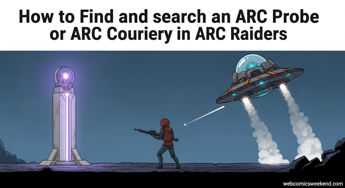 How to find and search an ARC Probe or ARC Courier in ARC Raiders