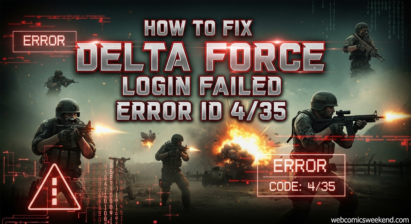 How to fix Login Failed in Delta Force Error code ID 435