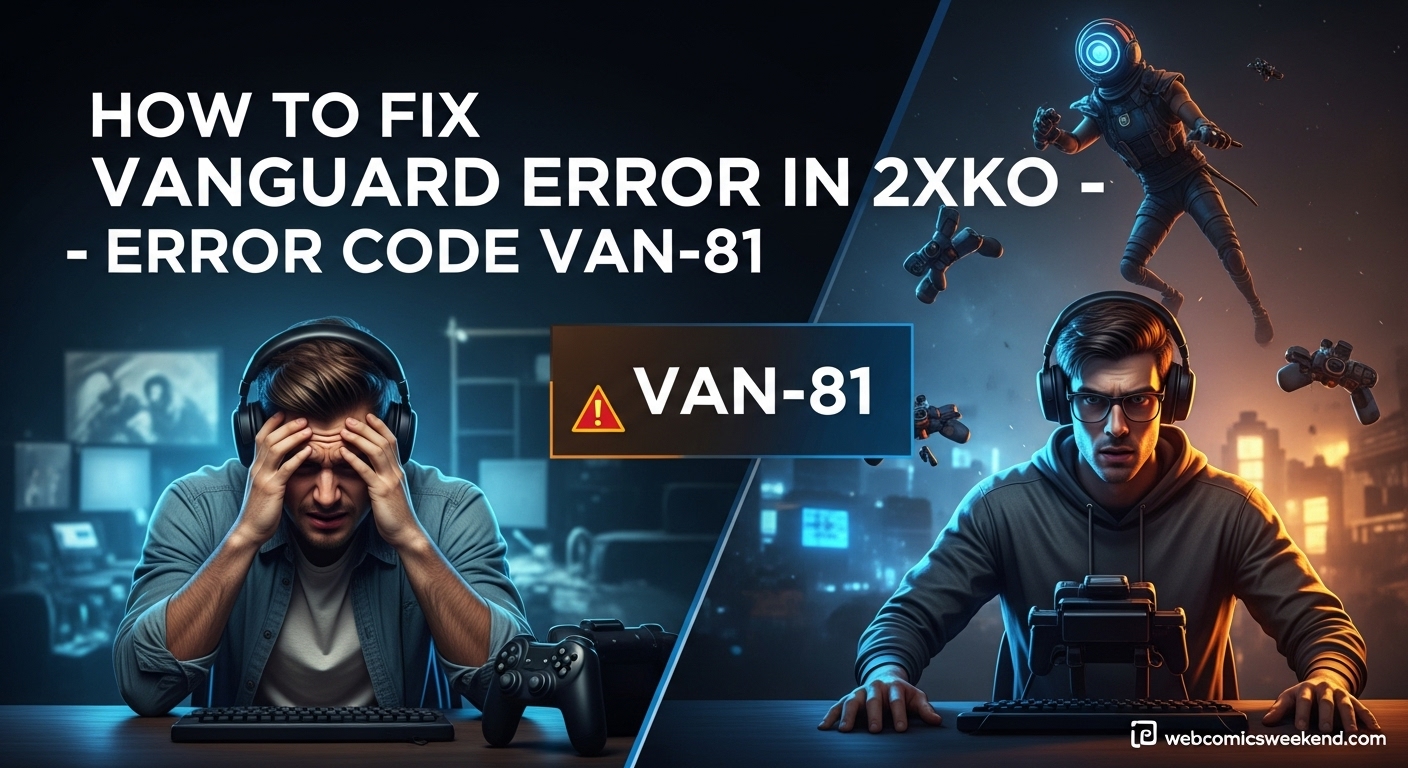 How to fix Vanguard Error in 2XKO Error code VAN-81