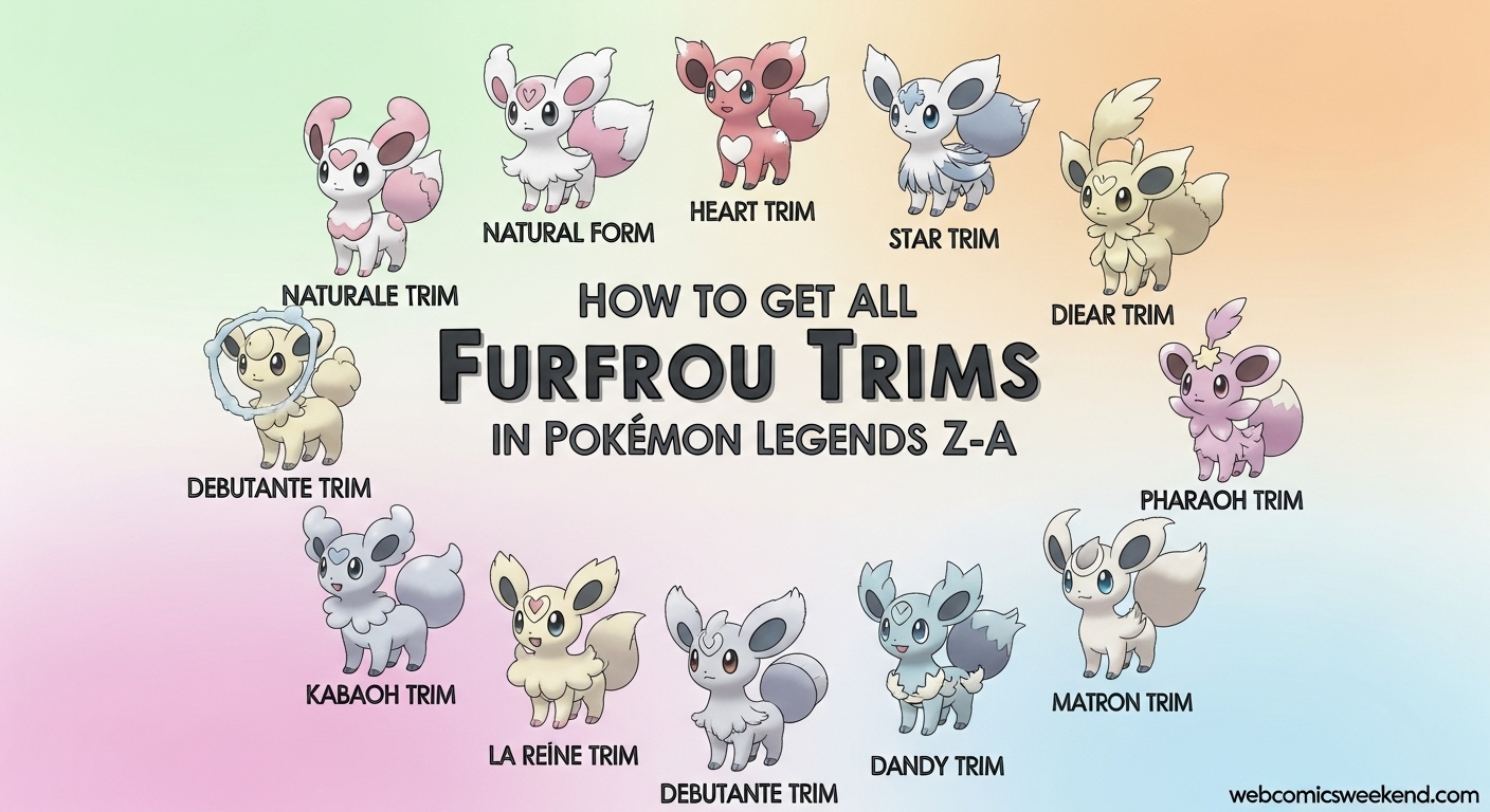 How to get all Furfrou Trims in Pokémon Legends Z-A