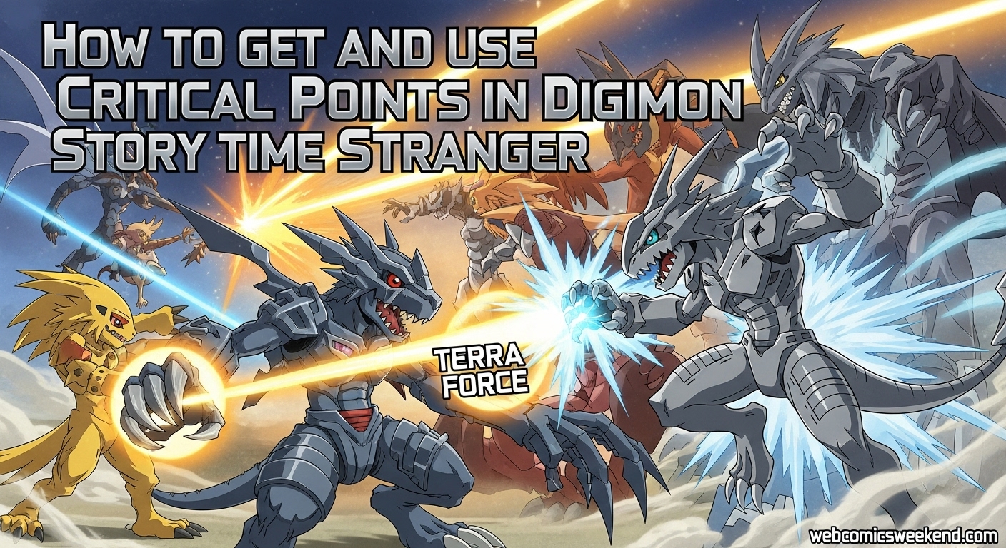 How to get and use Critical Points in Digimon Story Time Stranger