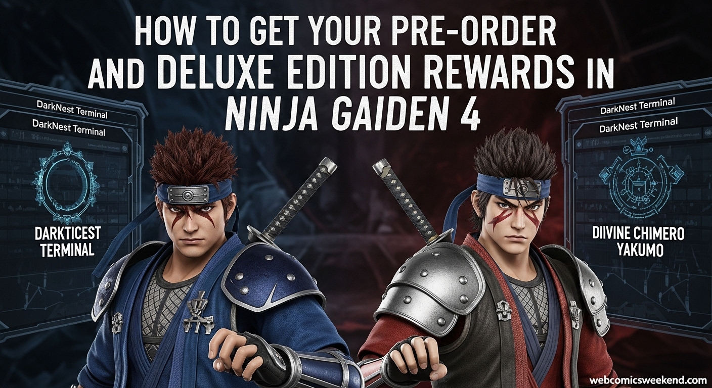 How to get your Pre-Order and Deluxe Edition rewards in Ninja Gaiden 4
