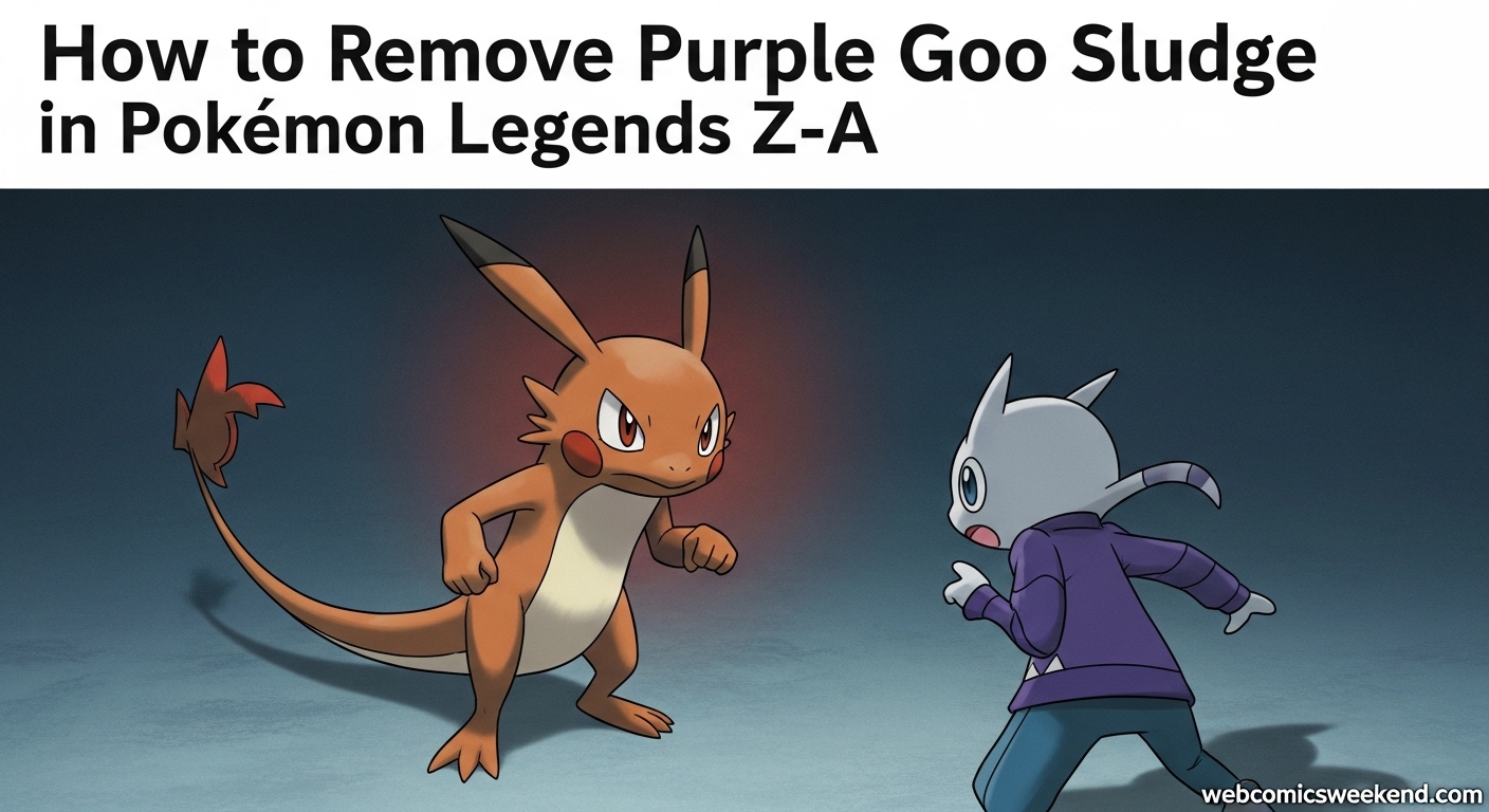 How to remove purple goo sludge in Pokémon Legends Z-A