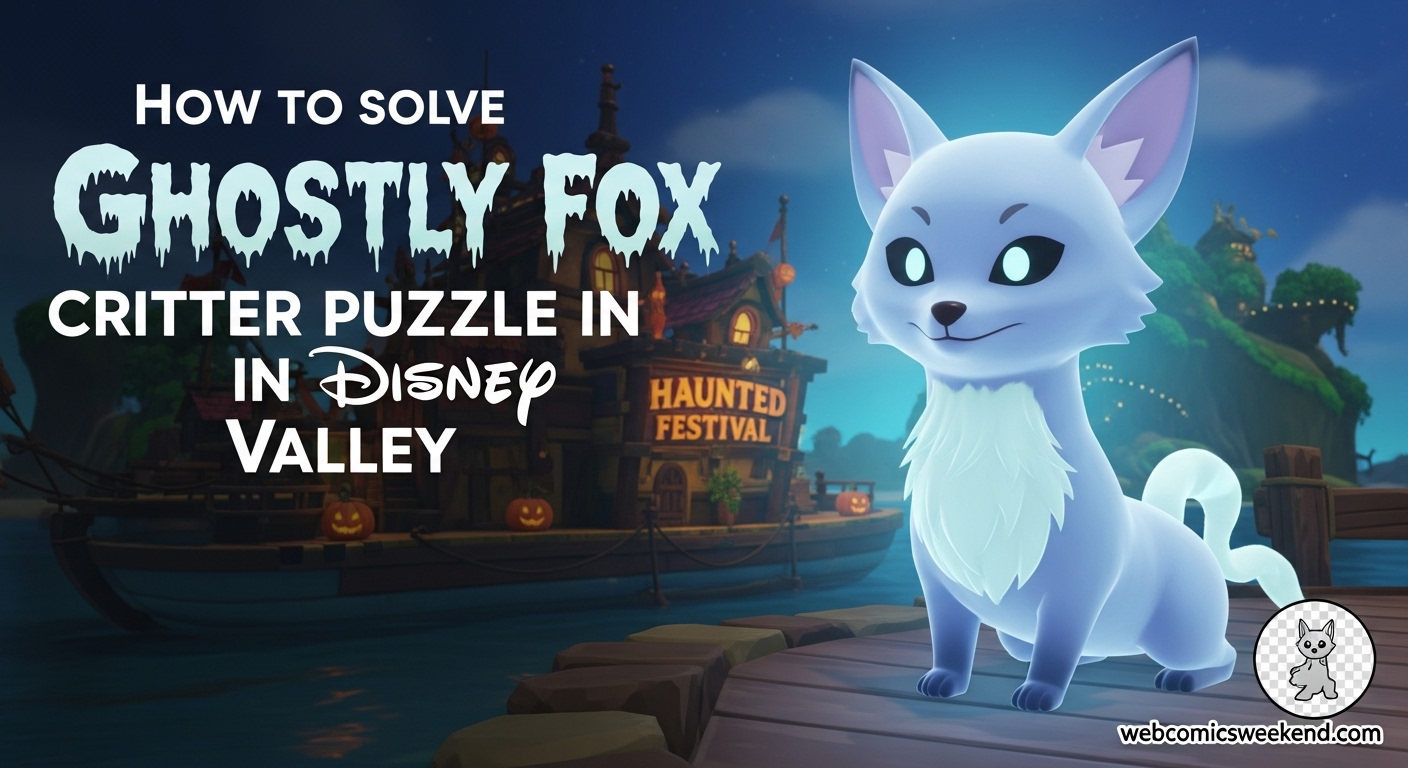 How to solve Ghostly Fox Critter puzzle in Disney Dreamlight Valley