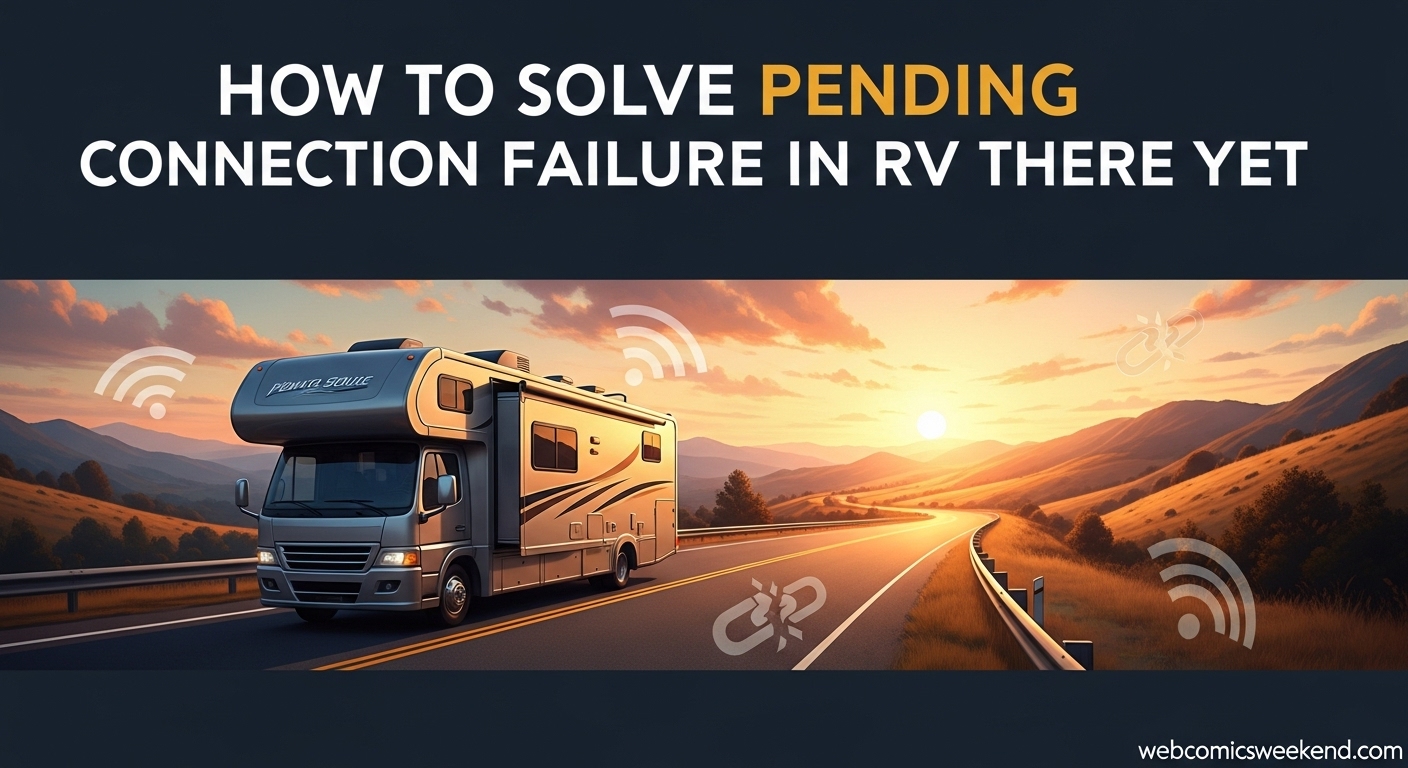 How to solve Pending Connection Failure error in RV There Yet