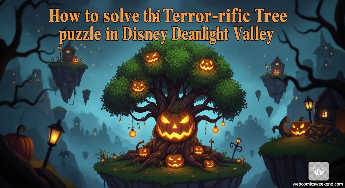 How to solve Terror-rific Tree puzzle in Disney Dreamlight Valley