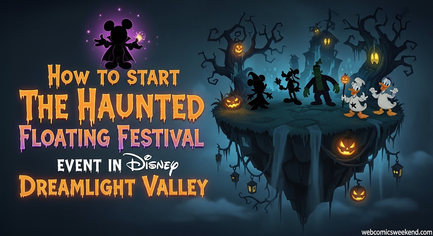 How to start The Haunted Floating Festival event in Disney Dreamlight Valley