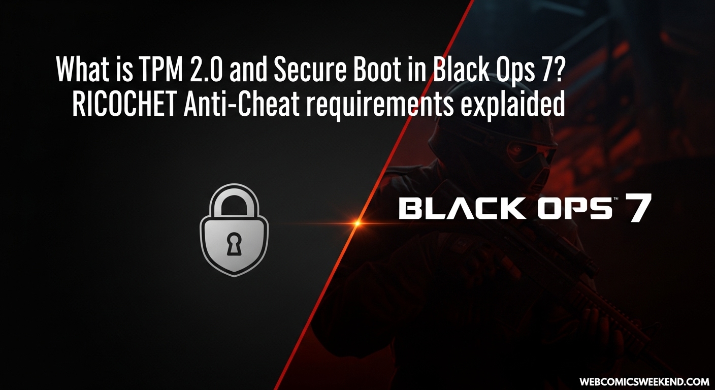 What is TPM 2.0 and Secure Boot in Black Ops 7 RICOCHET Anti-Cheat requirements explained