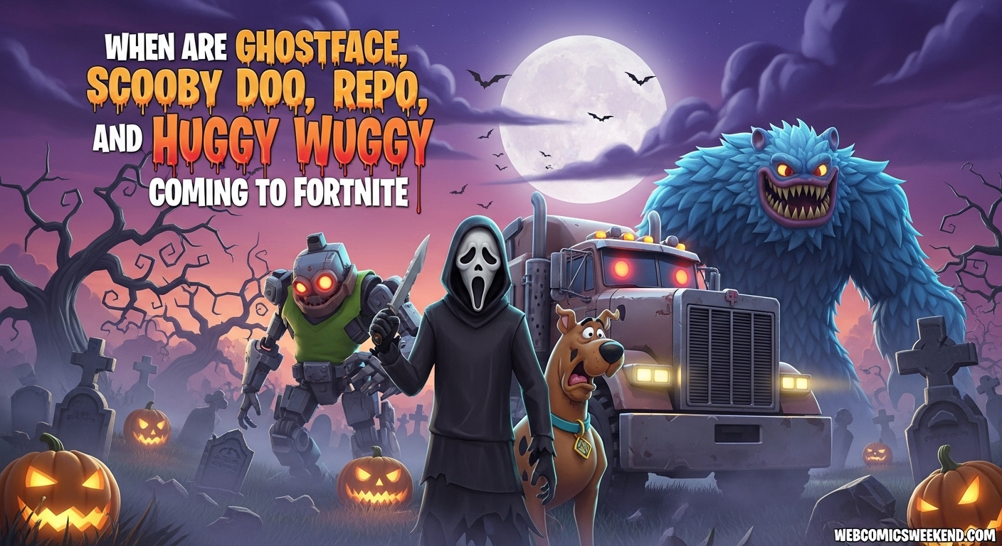 When are Ghostface, Scooby Doo, Repo, and Huggy Wuggy coming to Fortnite