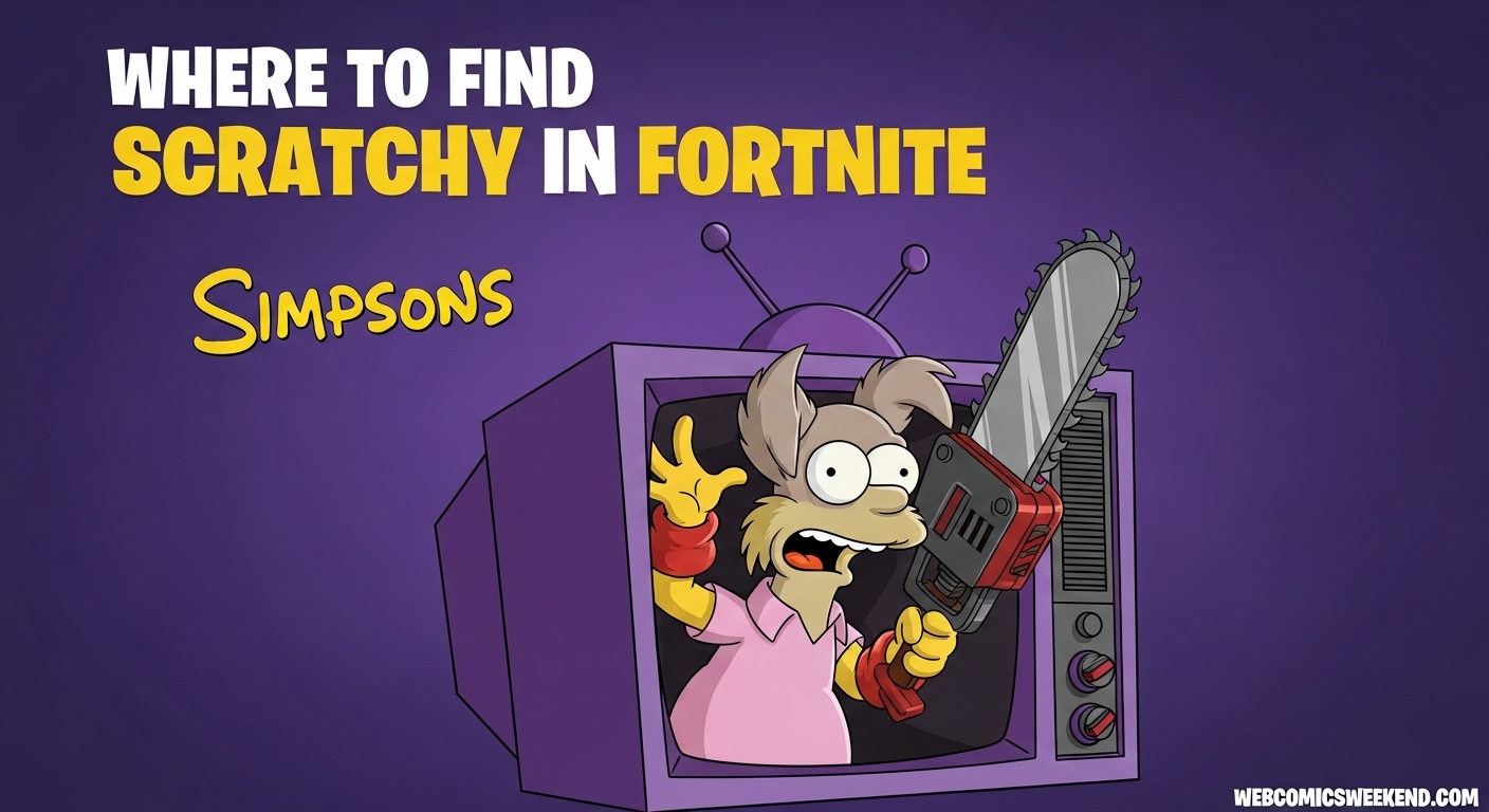 Where to Find Scratchy in Fortnite Simpsons