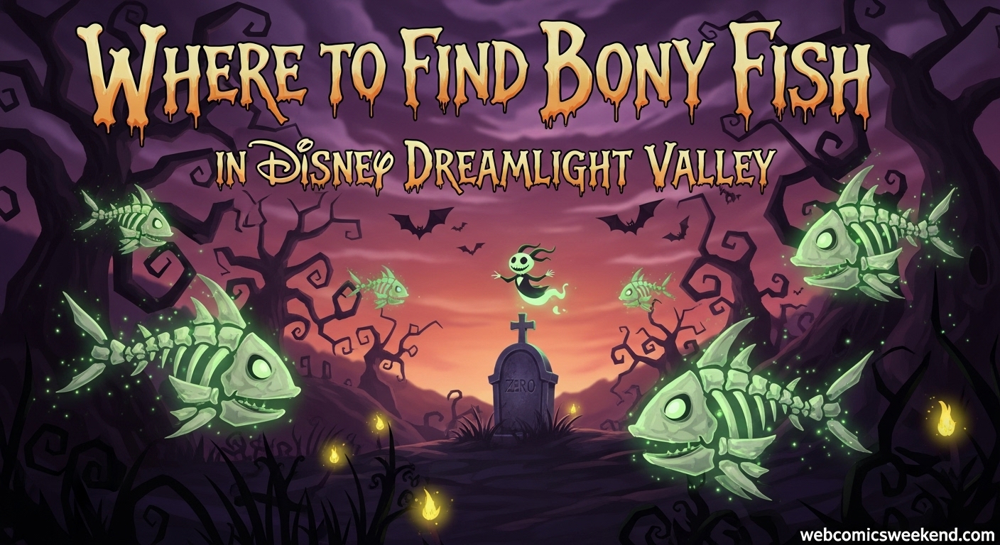Where to find Bony Fish in Disney Dreamlight Valley