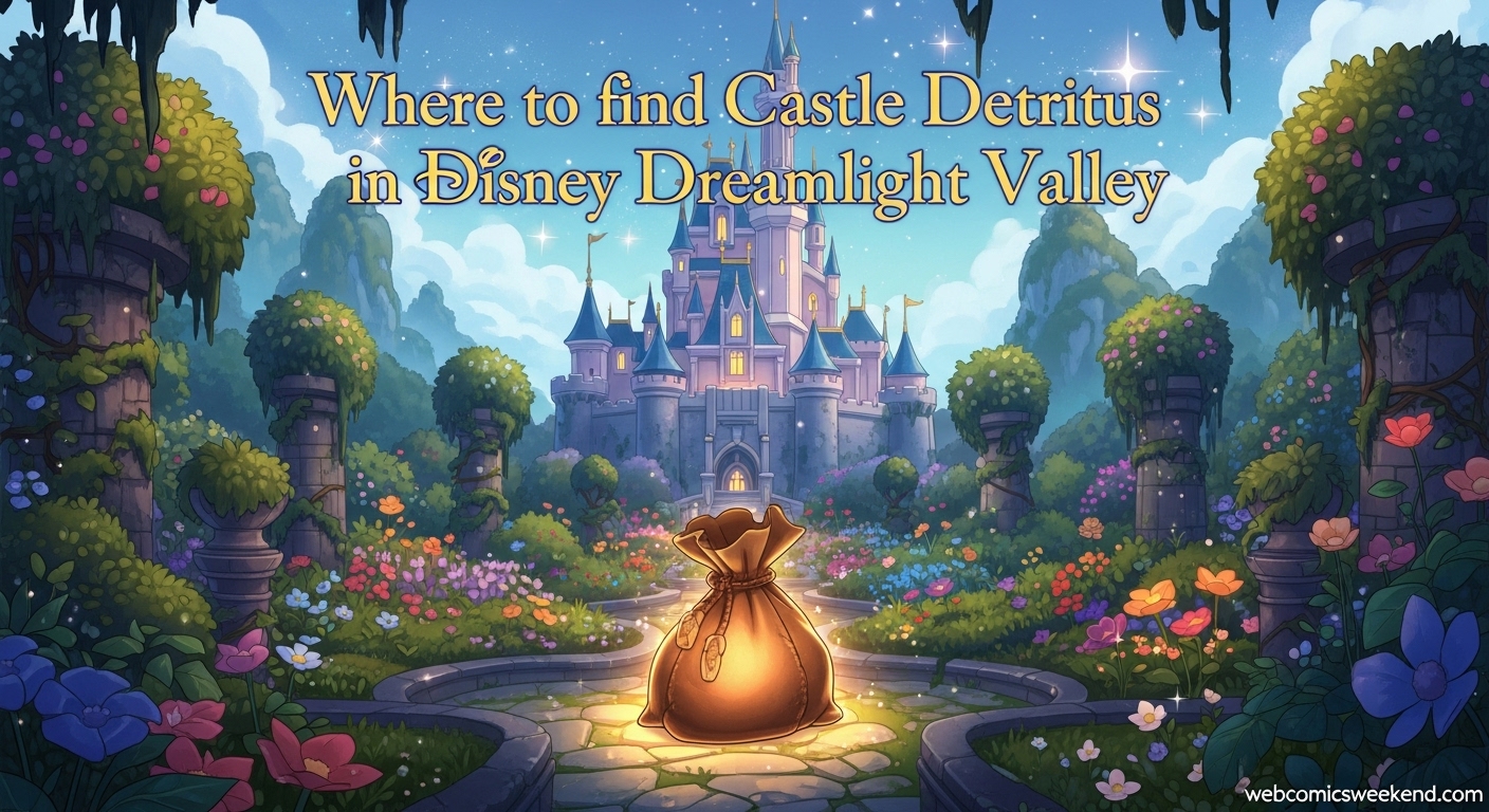 Where to find Castle Detritus in Disney Dreamlight Valley