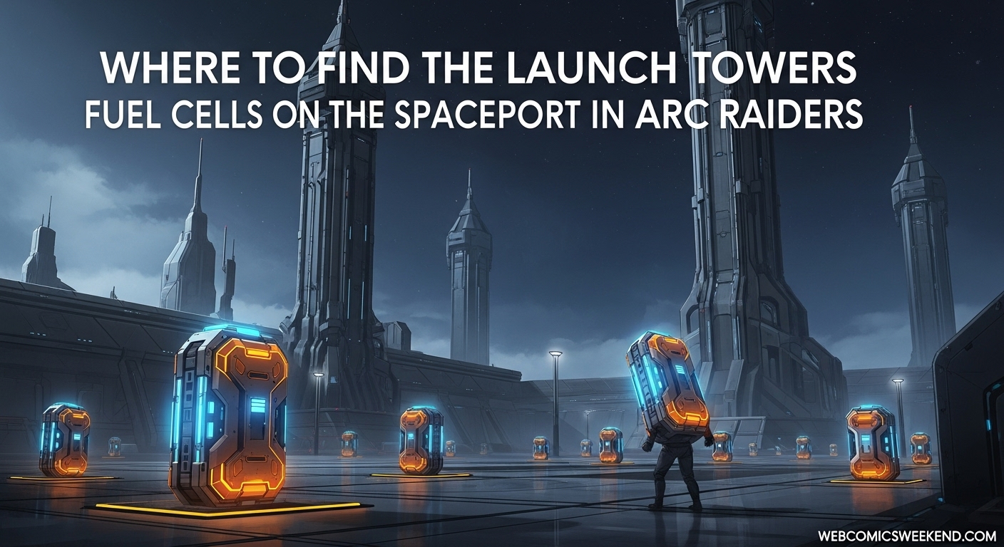 Where to find the Launch Towers Fuel Cells on Spaceport in ARC Raiders