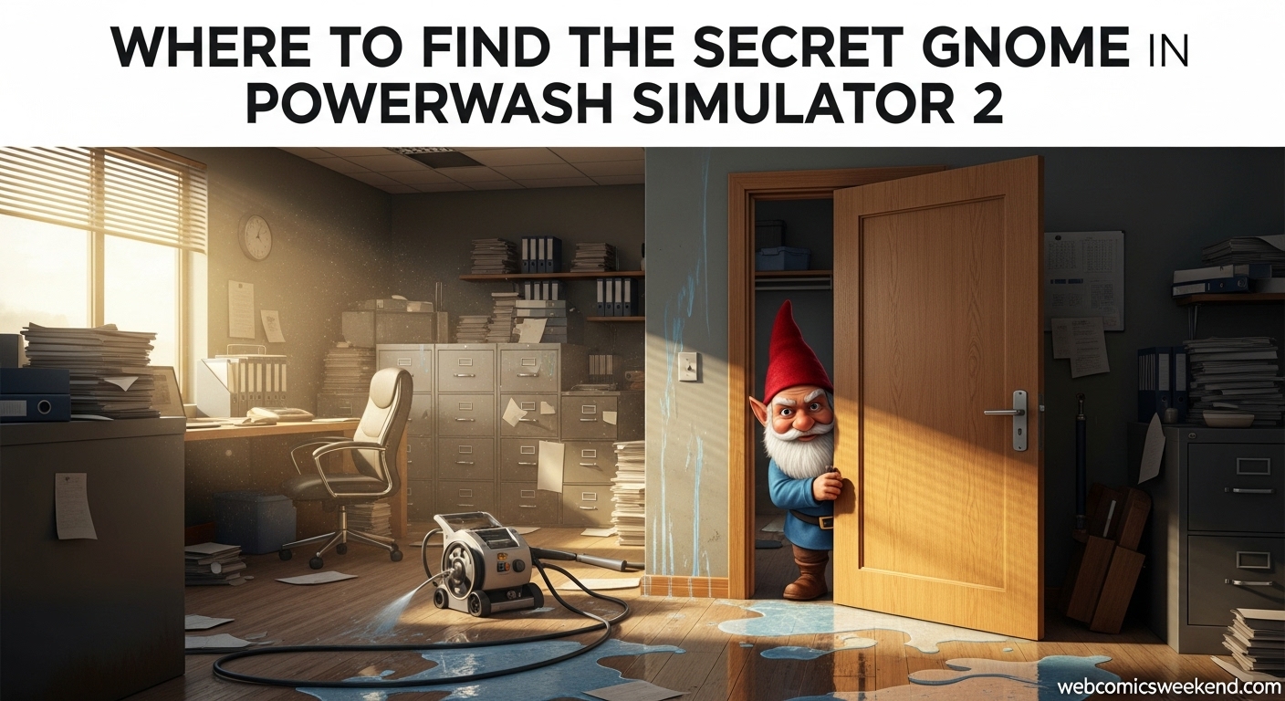 Where to find the secret Gnome in PowerWash Simulator 2