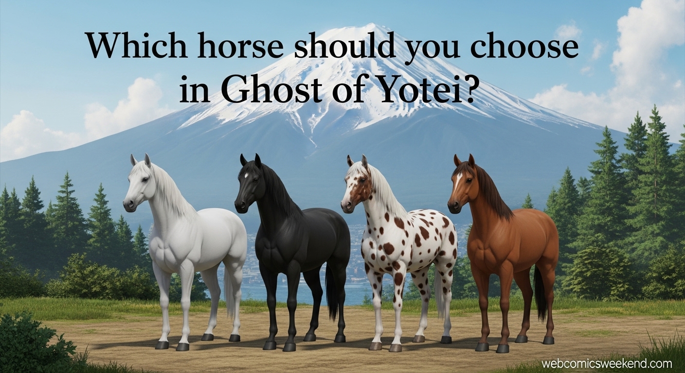 Which horse should you choose in Ghost of Yotei Old Trails quest decision