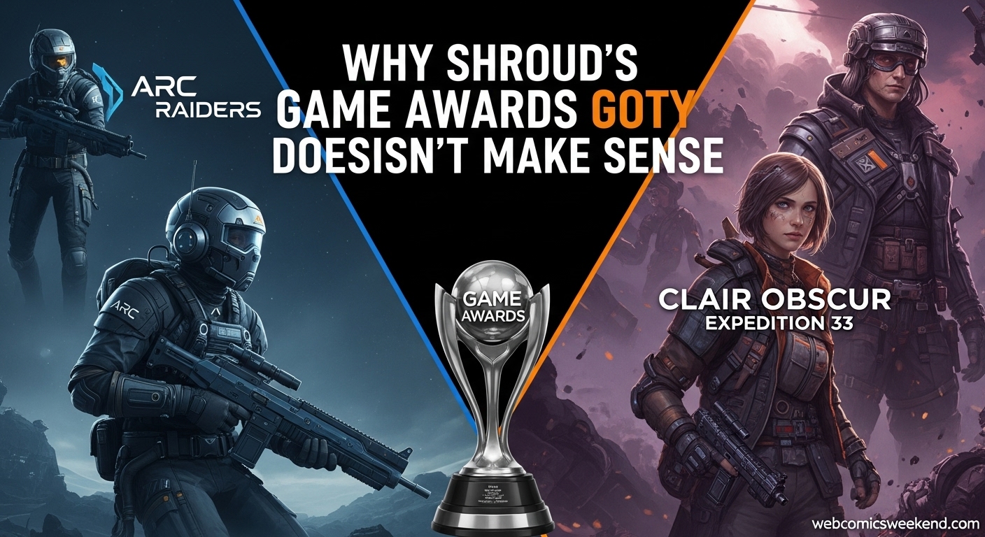 Why Shroud's Game Awards GOTY Criticism Doesn't Make Sense