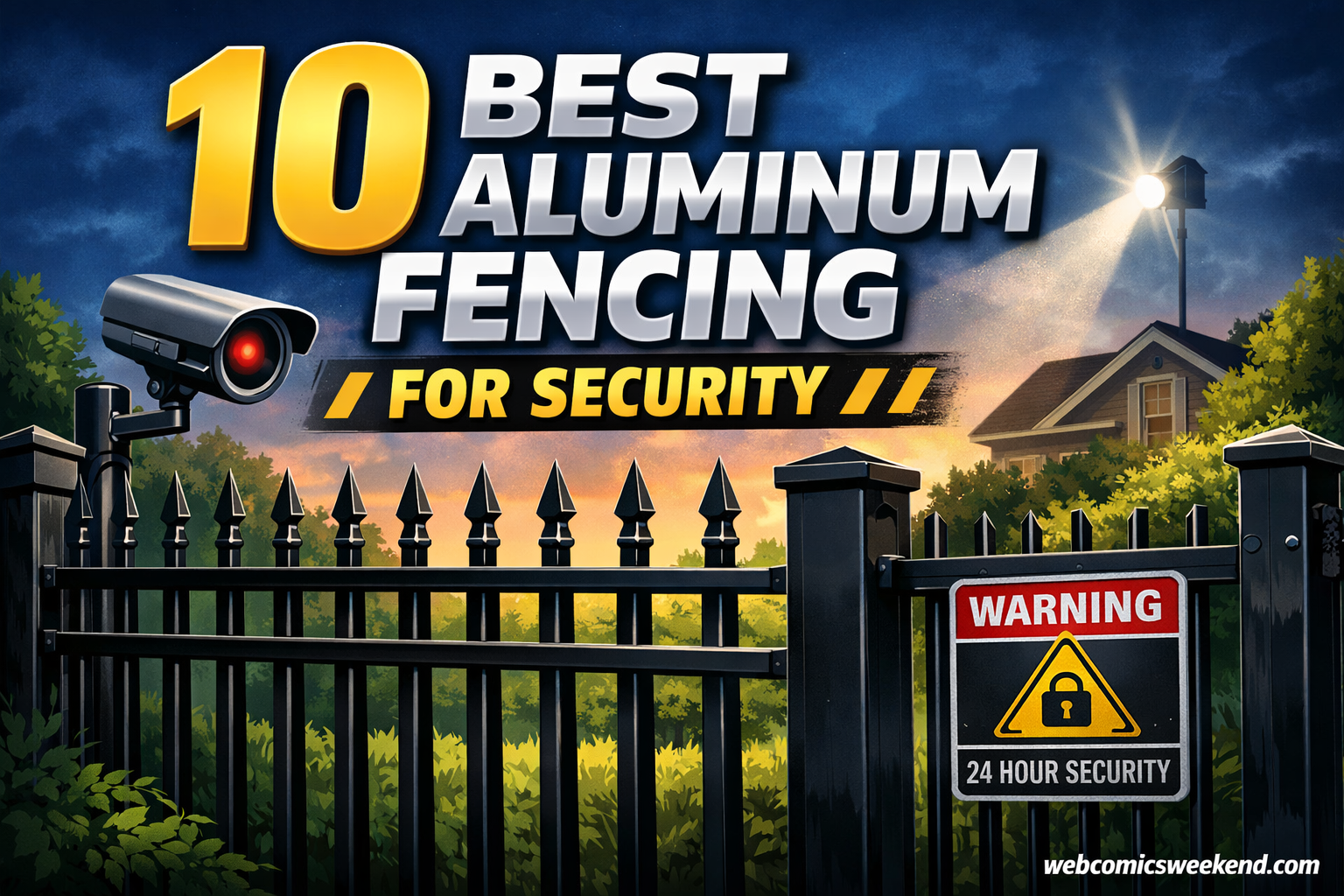 10 Best Aluminum Fencing for Security