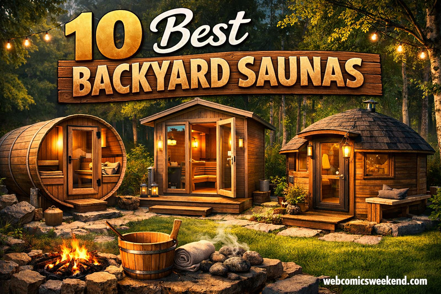 10 Best Backyard Saunas