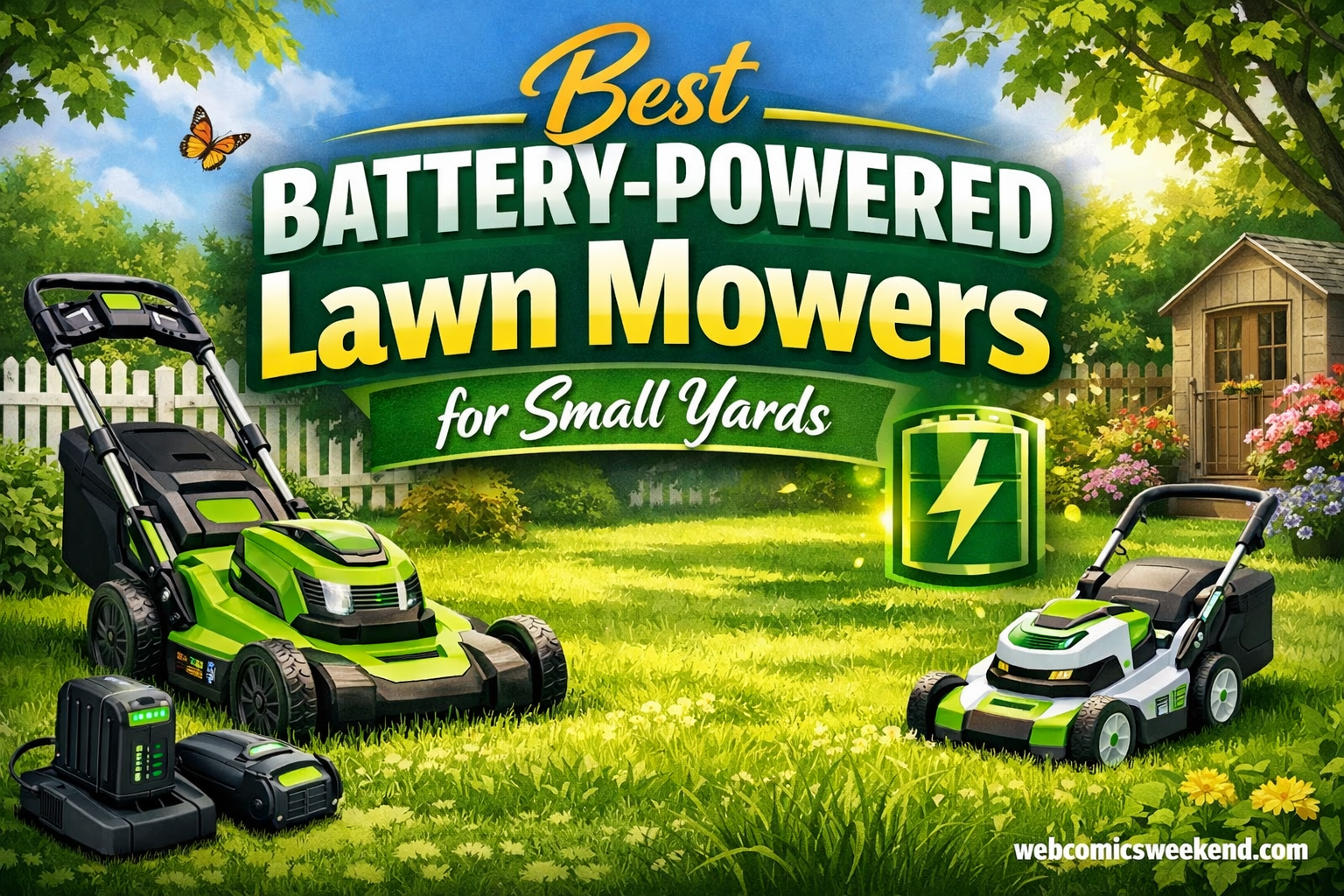 10 Best Battery-Powered Lawn Mowers for Small Yards