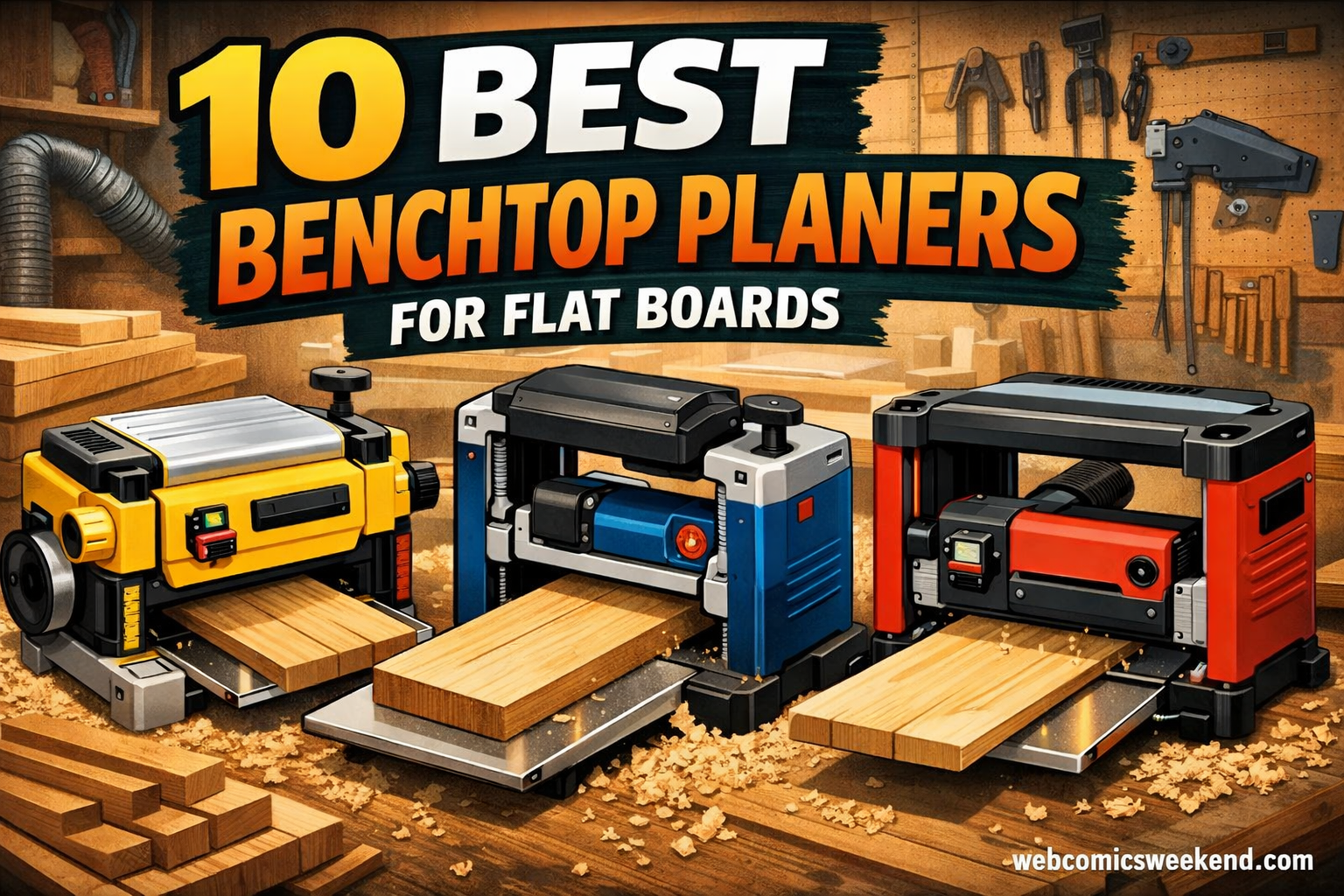 10 Best Benchtop Planers for Flat Boards